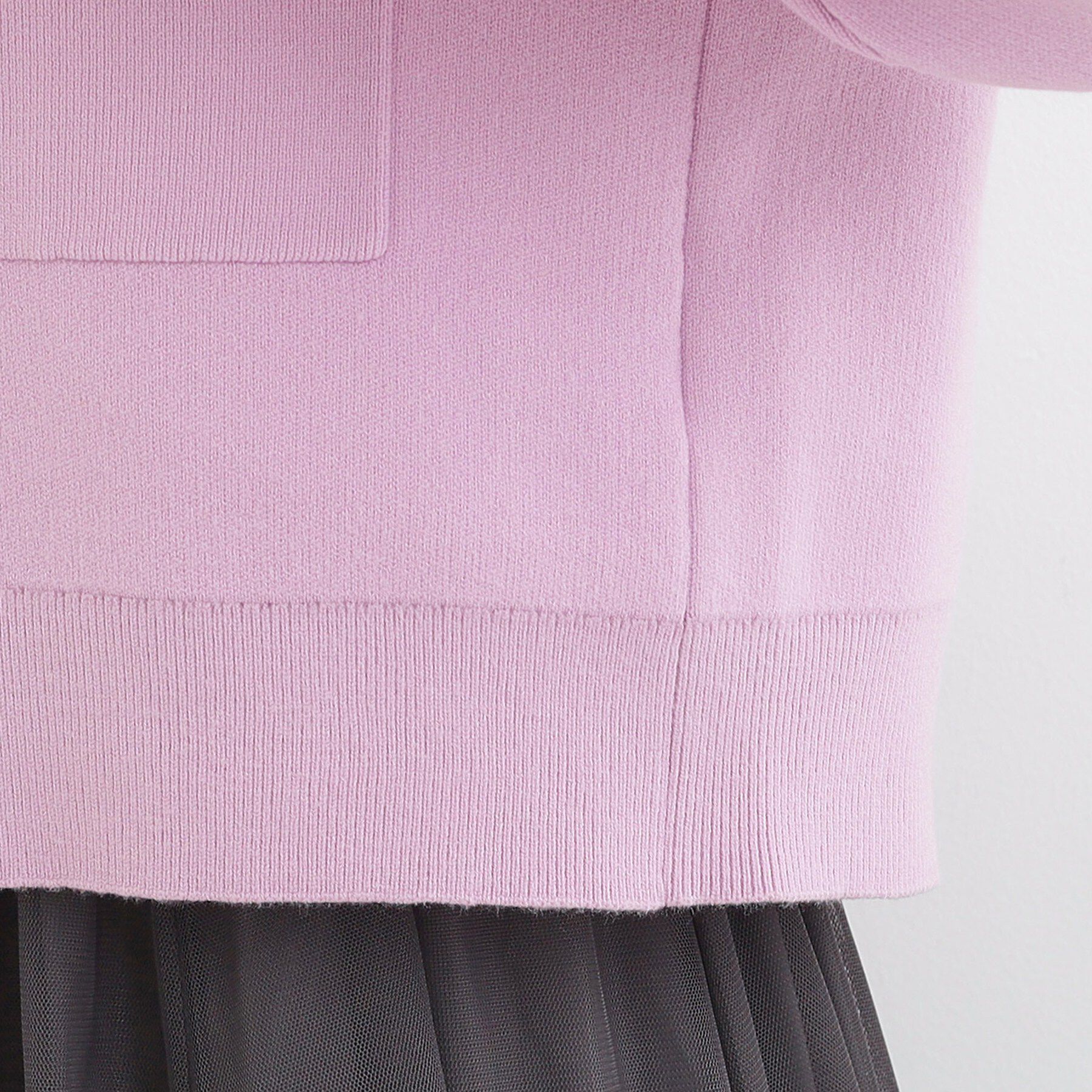 SHOO･LA･RUE「【洗濯機可/S-LL】金ボタンがアクセント ニットカーディガン」|カーディガン|