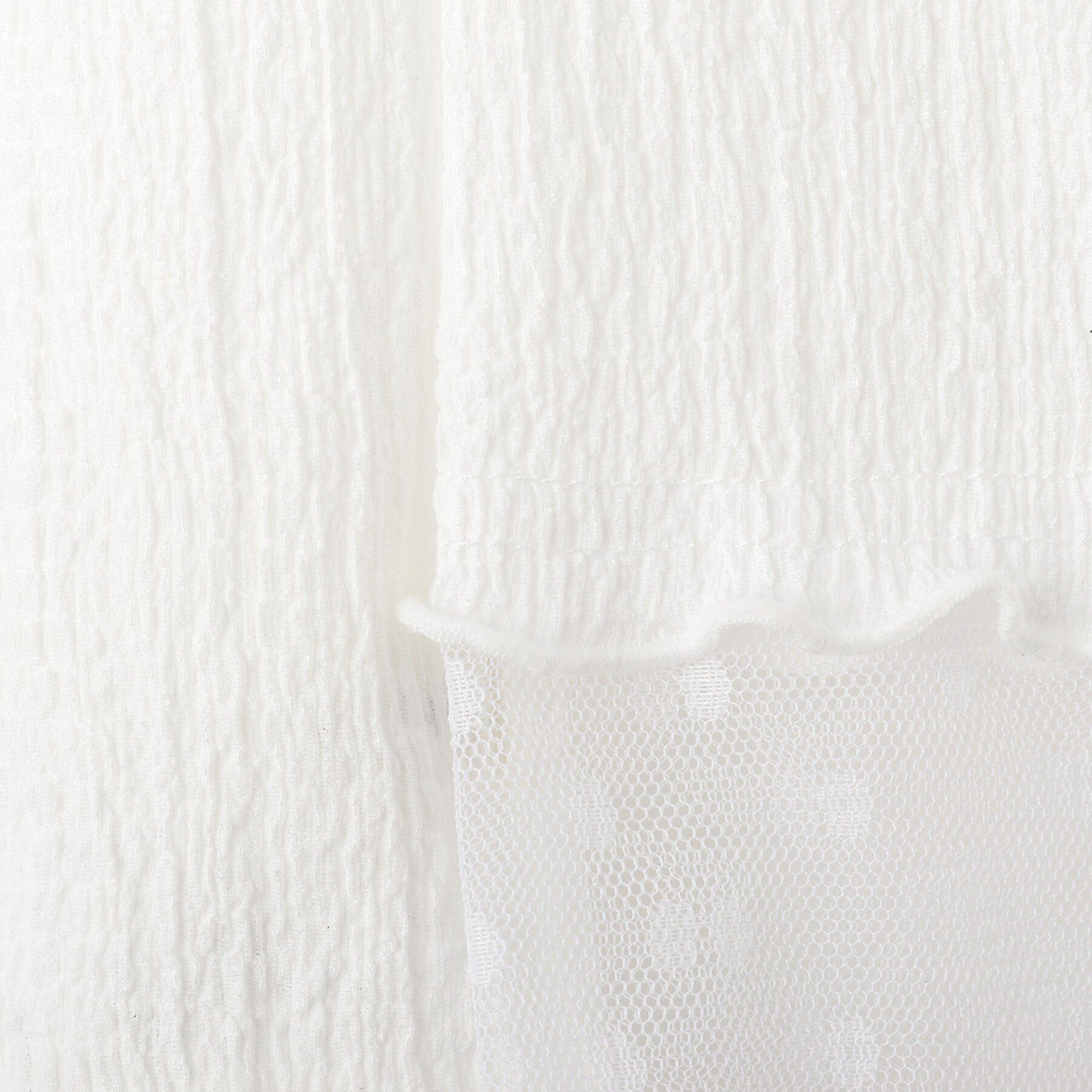 SHOO･LA･RUE「【100-150cm】袖チュールフリルネックインナー」|Tシャツ・カットソー|