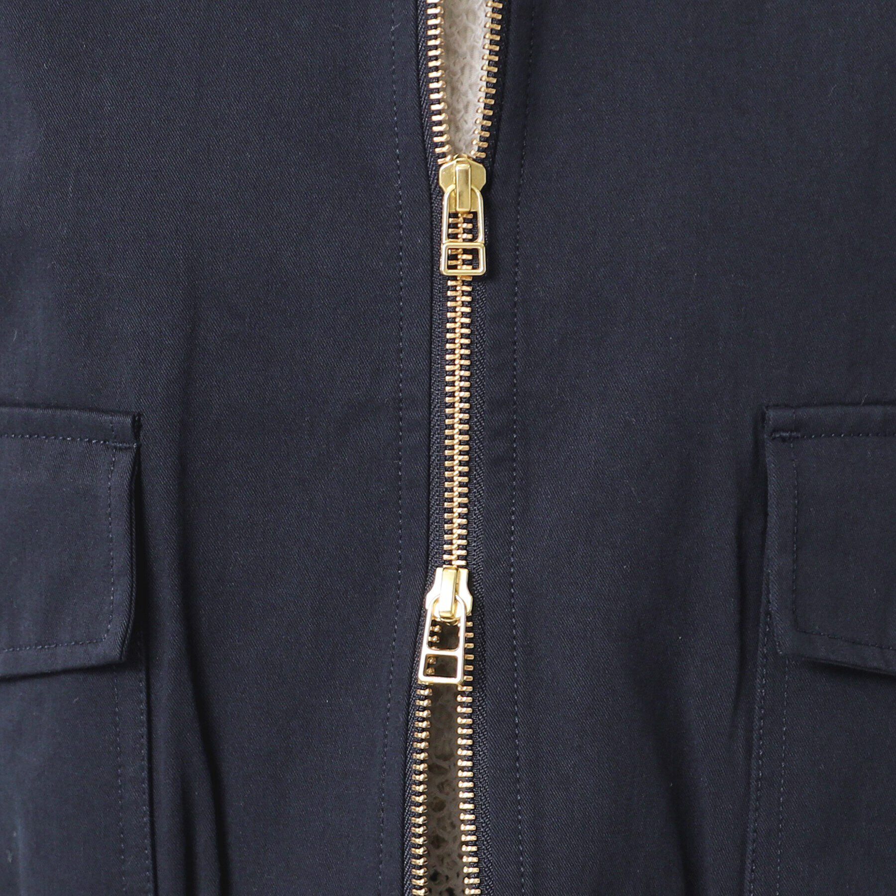 Dessin「【洗える】セーラーカラージップジャケット」|ブルゾン・スタジャン|