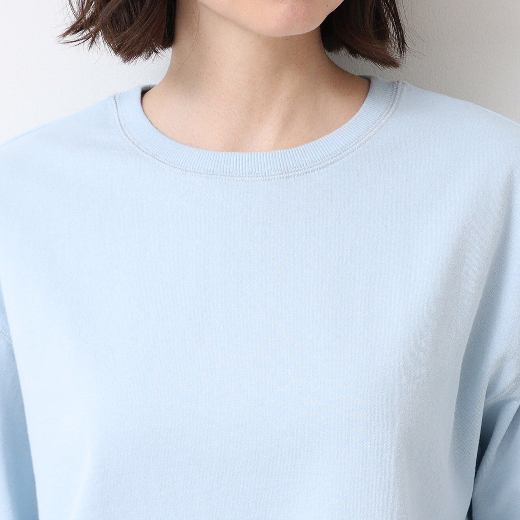 Dessin「【360度可愛い・洗える】バックヘンリーカットソー（9分袖/XS~L）」|Tシャツ・カットソー|