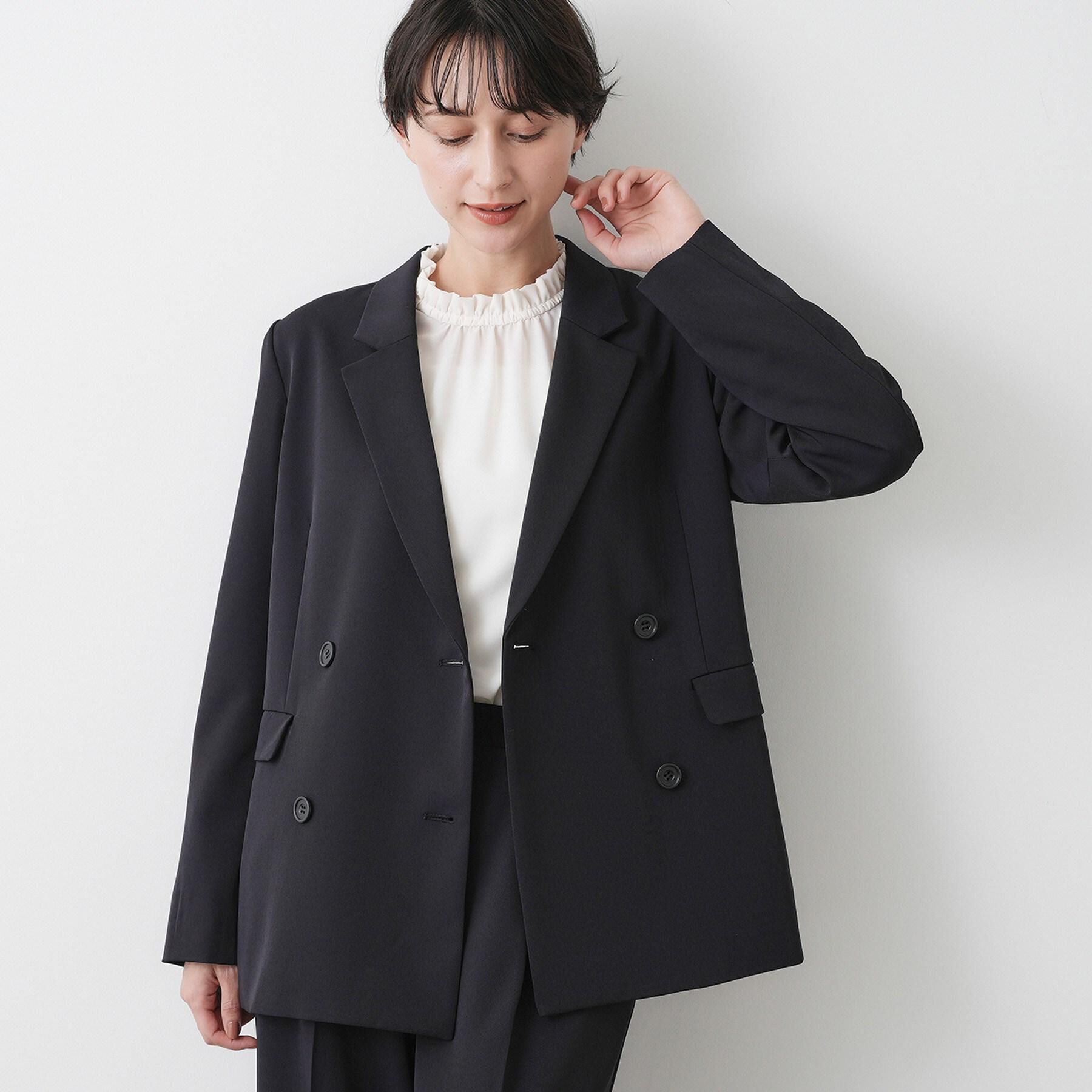 Dessin「【入卒/セレモニー/洗える】フリルネックジョーゼットブラウス」|シャツ・ブラウス|