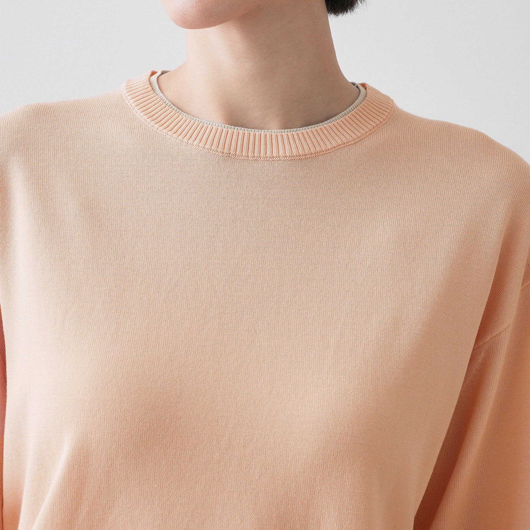 Dessin「【洗える】バイカラーデザインニット」|ニット・セーター|