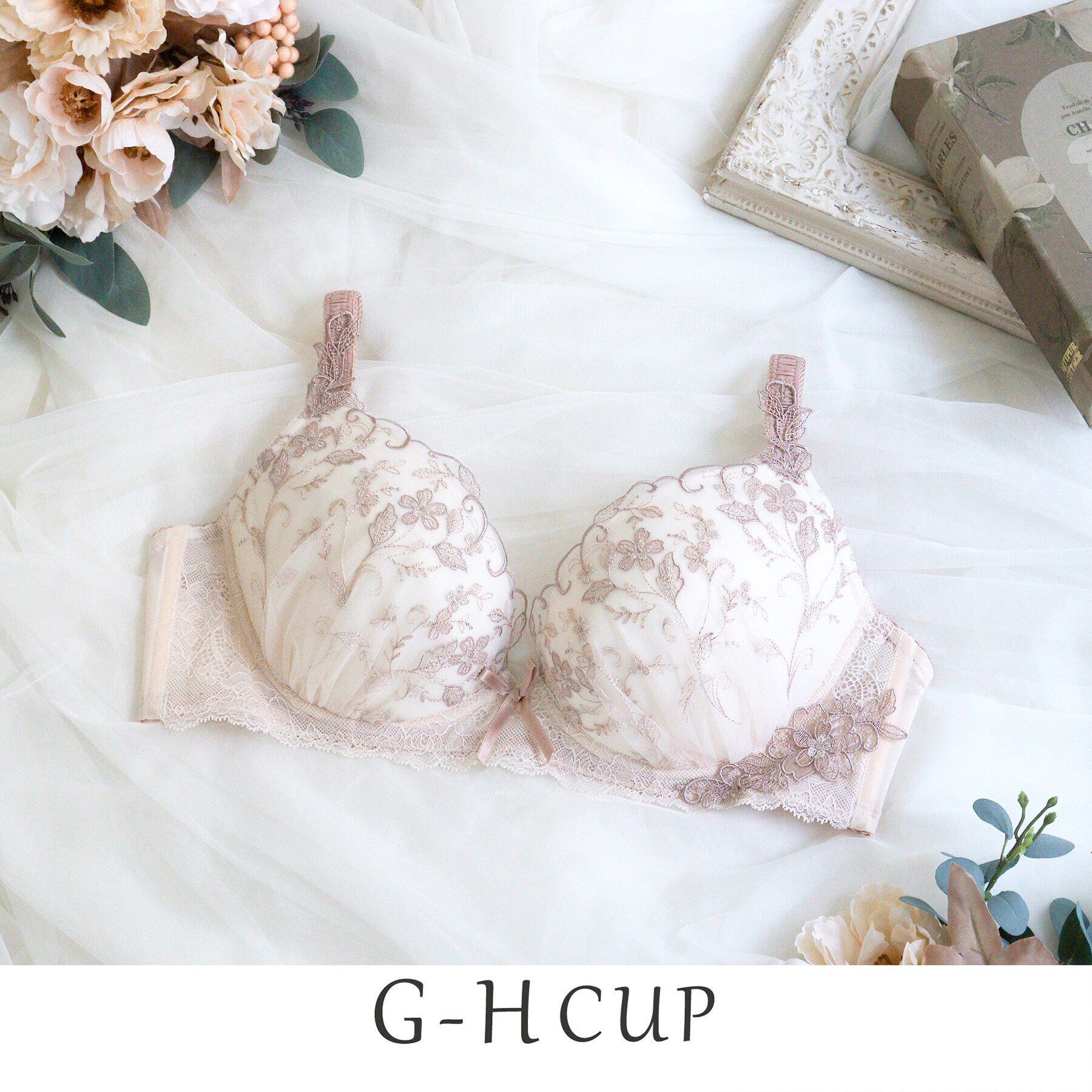 Risa Magli「ボーナ ブラジャー」|インナー|ピンク(071)