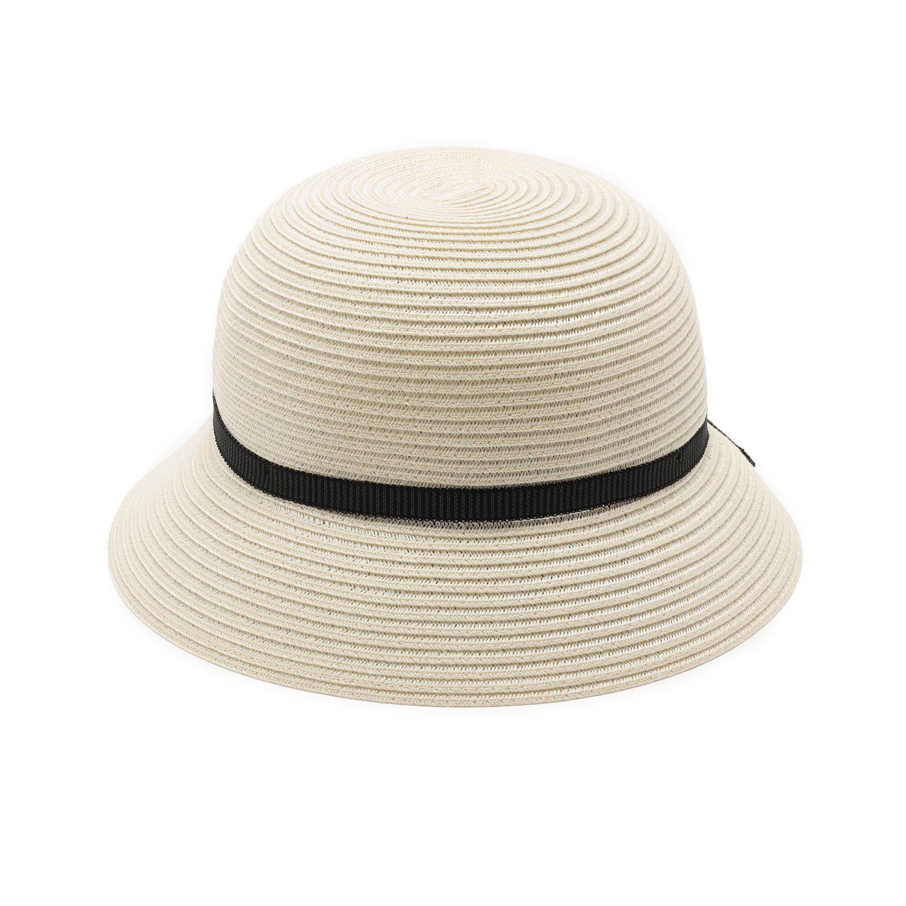 ITS&rsquo;DEMO「【サイズ調整可／手洗い可】細リボンハット」|ハット|オフホワイト(003