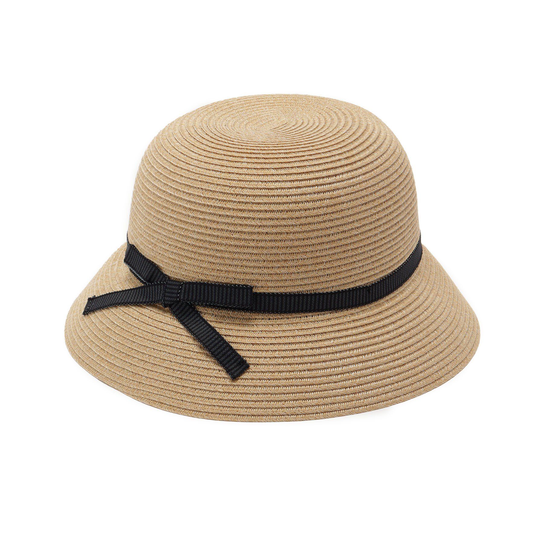 ITS&rsquo;DEMO「【サイズ調整可／手洗い可】細リボンハット」|ハット|