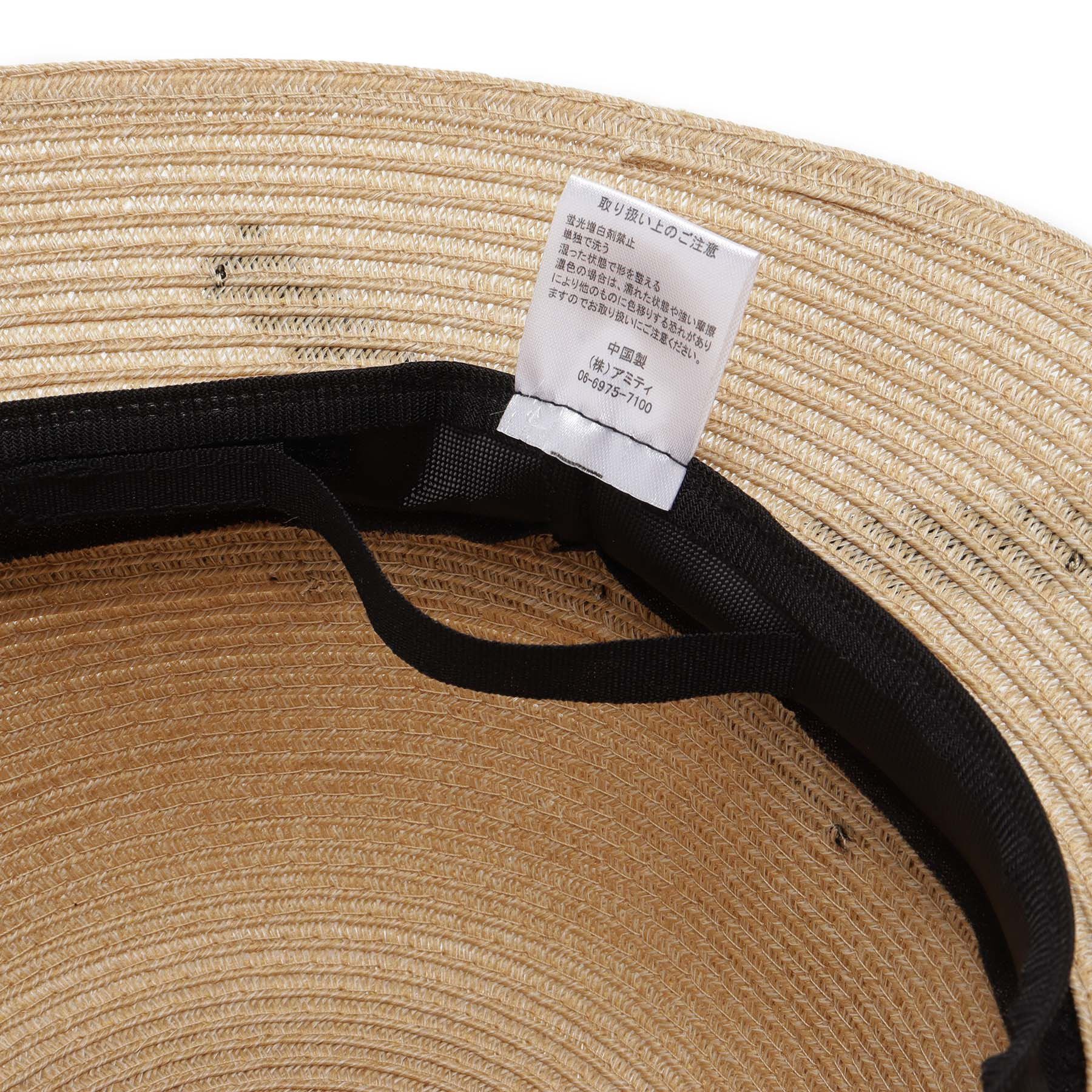 ITS&rsquo;DEMO「【サイズ調整可／手洗い可】細リボンハット」|ハット|