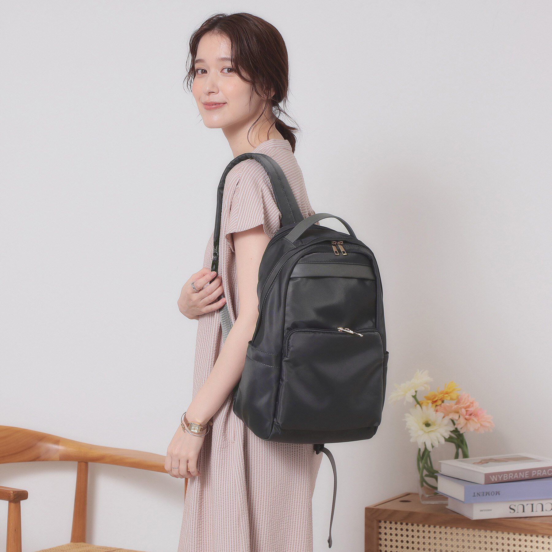 ITS&rsquo;DEMO「撥水13ポケットコンビリュック」|リュック|