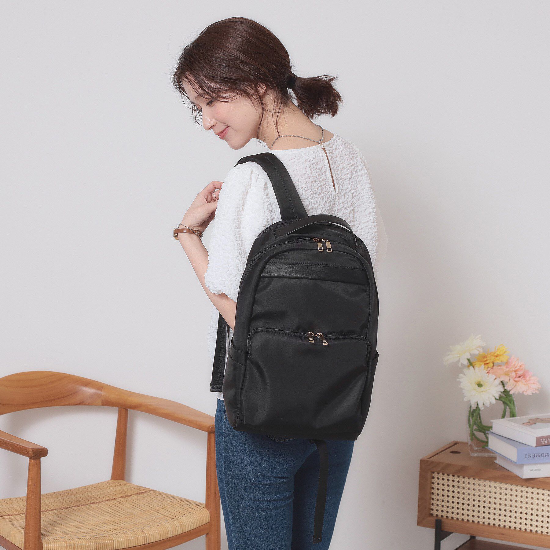 ITS&rsquo;DEMO「撥水13ポケットコンビリュック」|リュック|