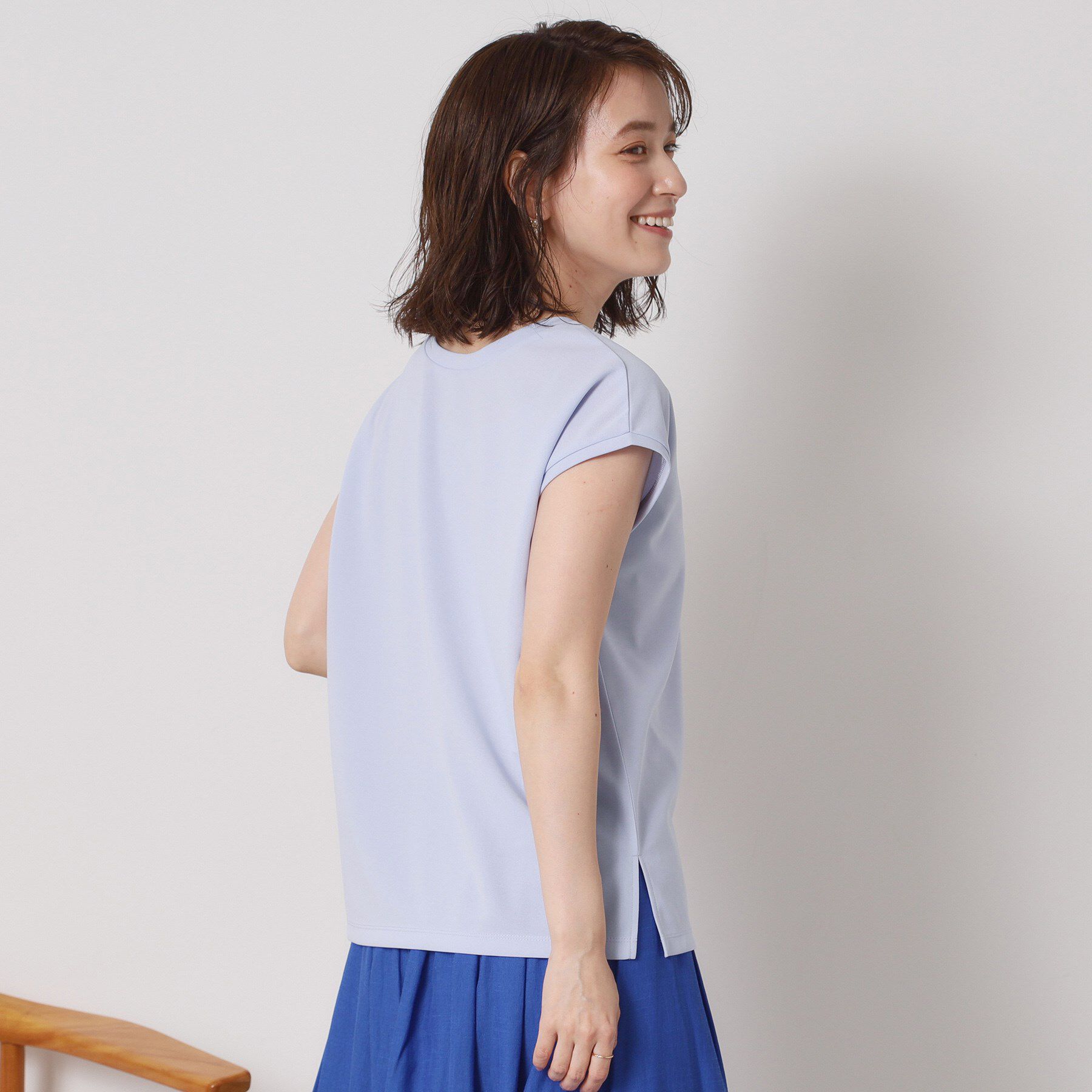 ITS&rsquo;DEMO「【接触冷感／洗濯機OK】カットジョーゼット2wayトップス」|シャツ・ブラウス|