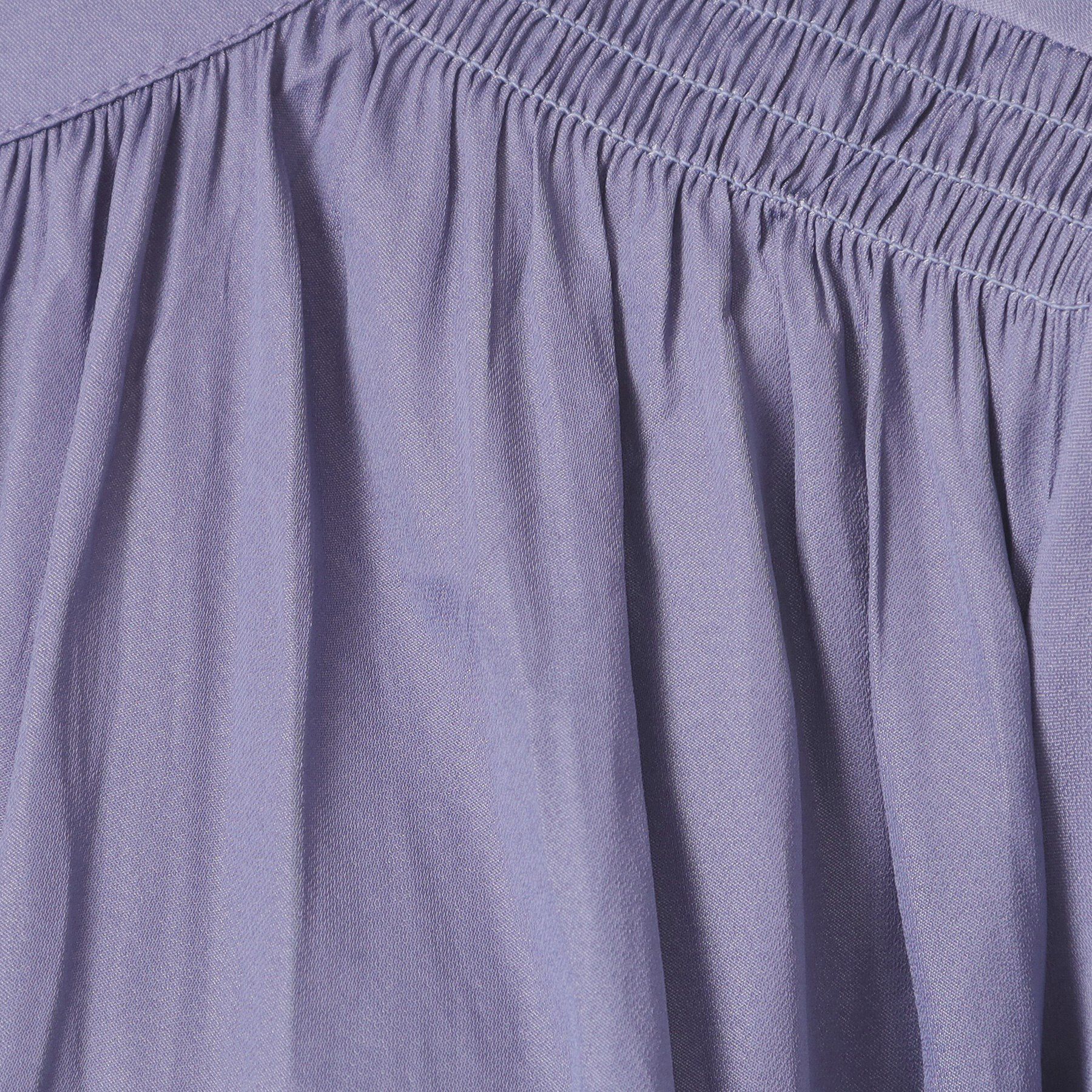 ITS&rsquo;DEMO「【手洗い可】サテンフレア袖ブラウス」|シャツ・ブラウス|