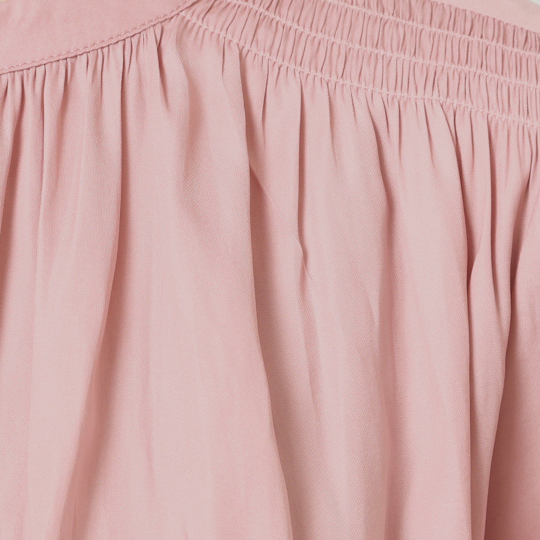 ITS&rsquo;DEMO「【手洗い可】サテンフレア袖ブラウス」|シャツ・ブラウス|