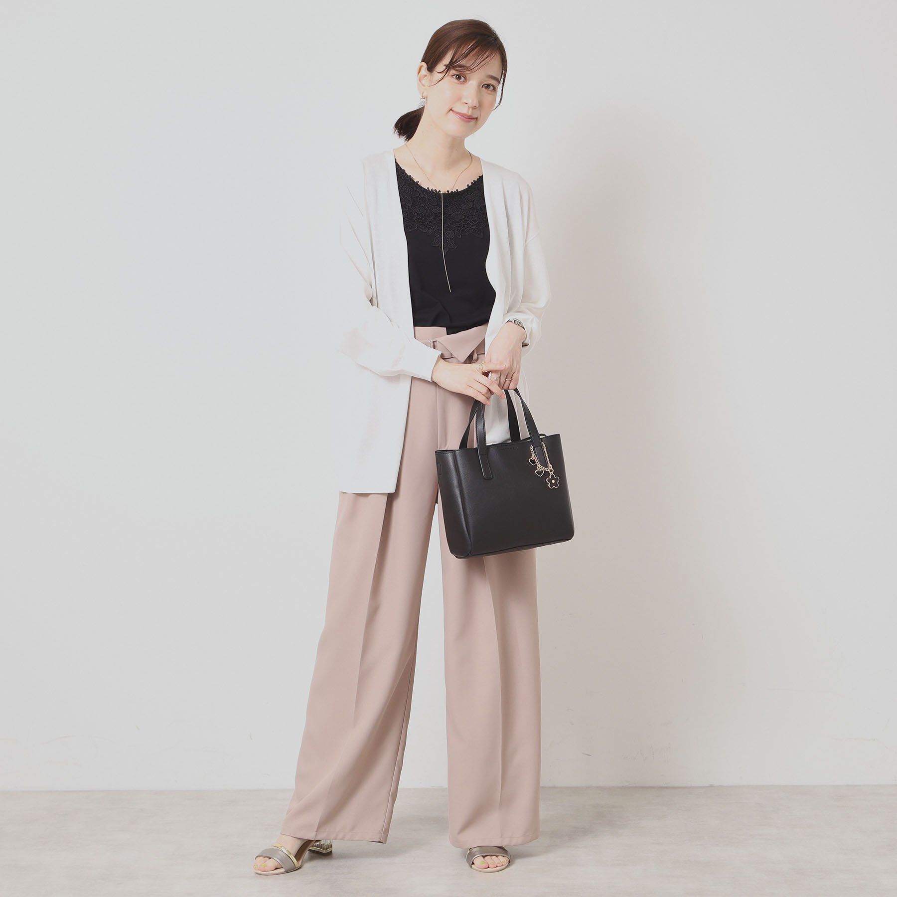 ITS&rsquo;DEMO「チャーム付き2WAYトート」|ハンドバッグ|