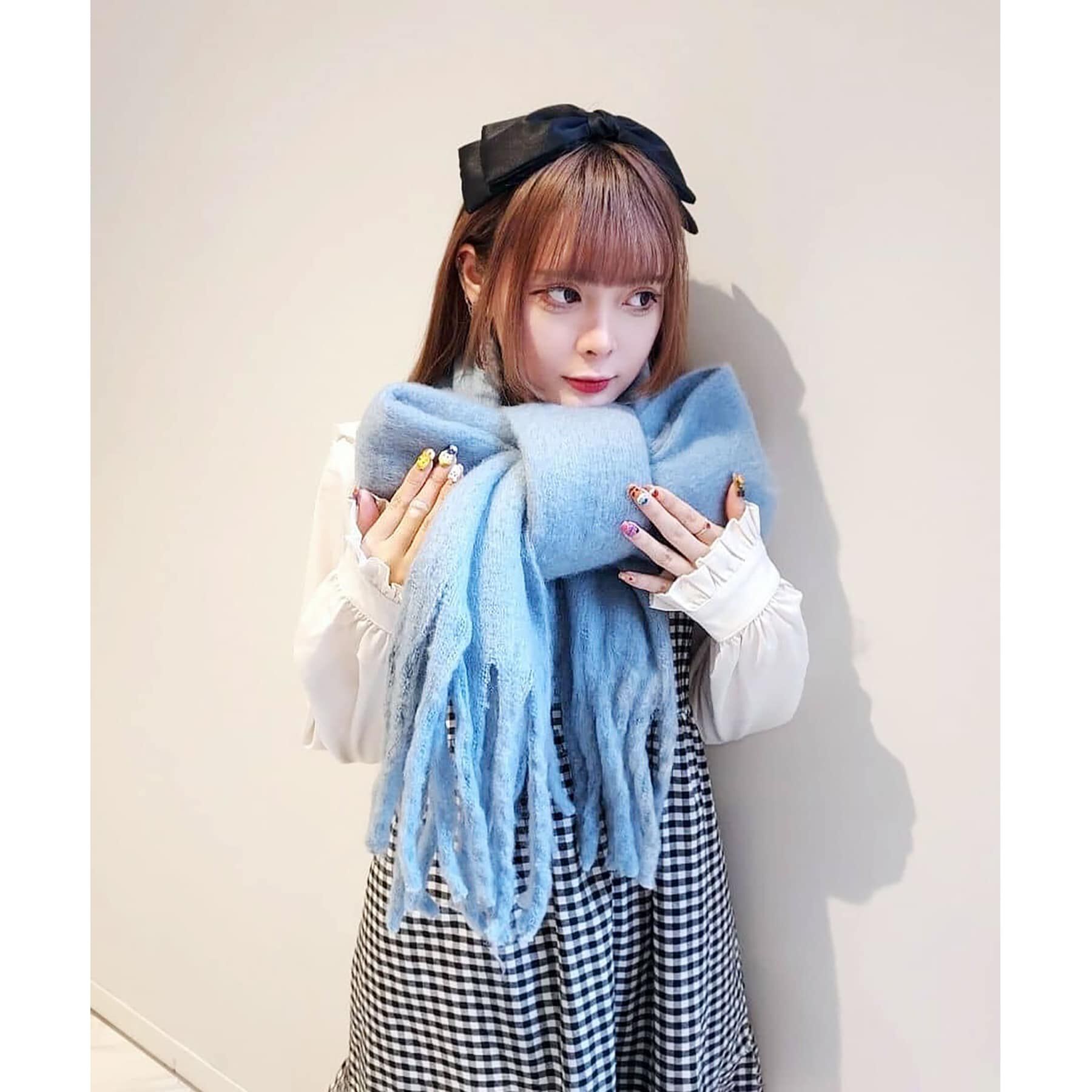 Ober Tashe「アレンジしやすい250cm カラフルボリュームストールマフラー　累計販売約5000枚【防寒／マフラー」|ストール|