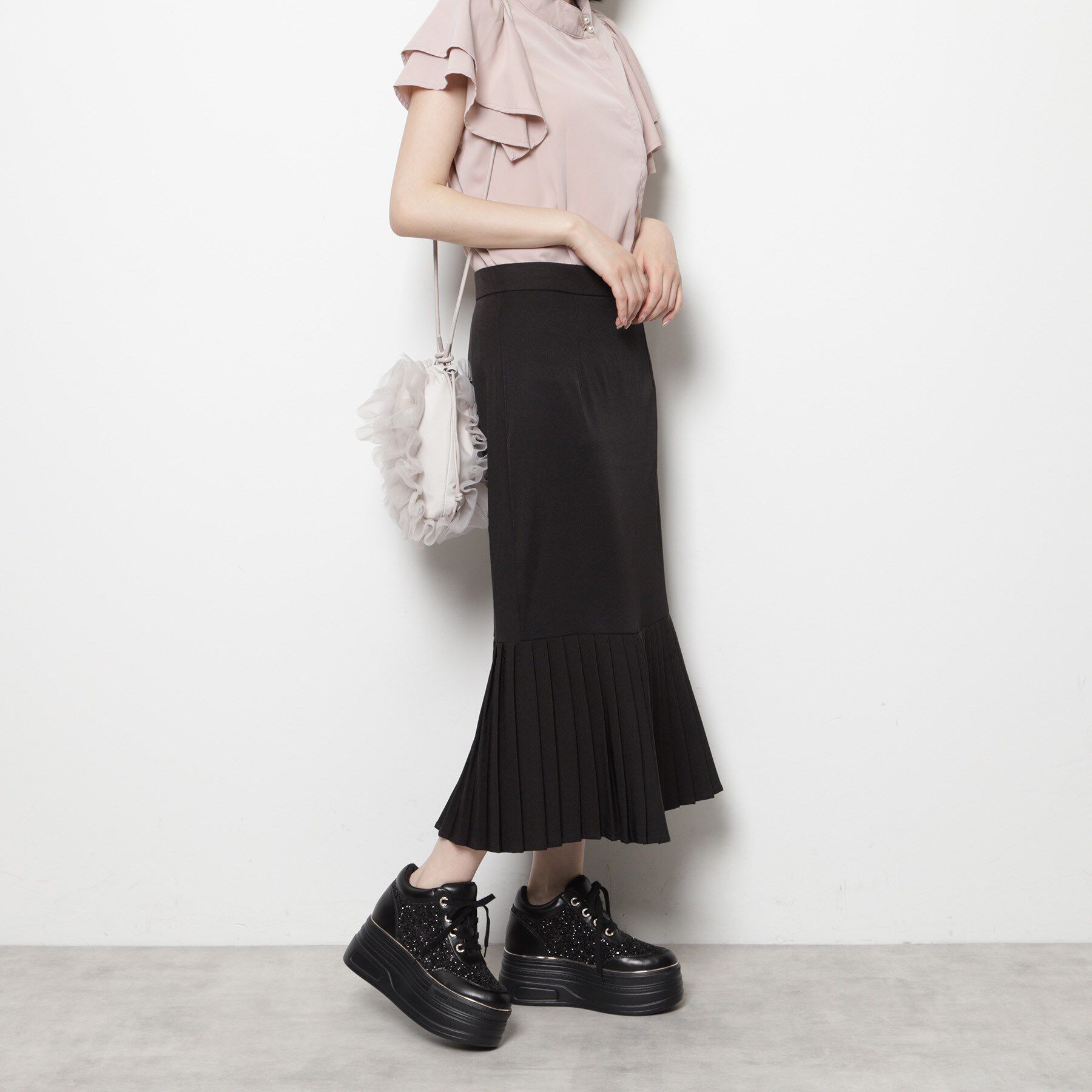 ESPERANZA「ゴールドライン厚底フラットスニーカー」|スニーカー|