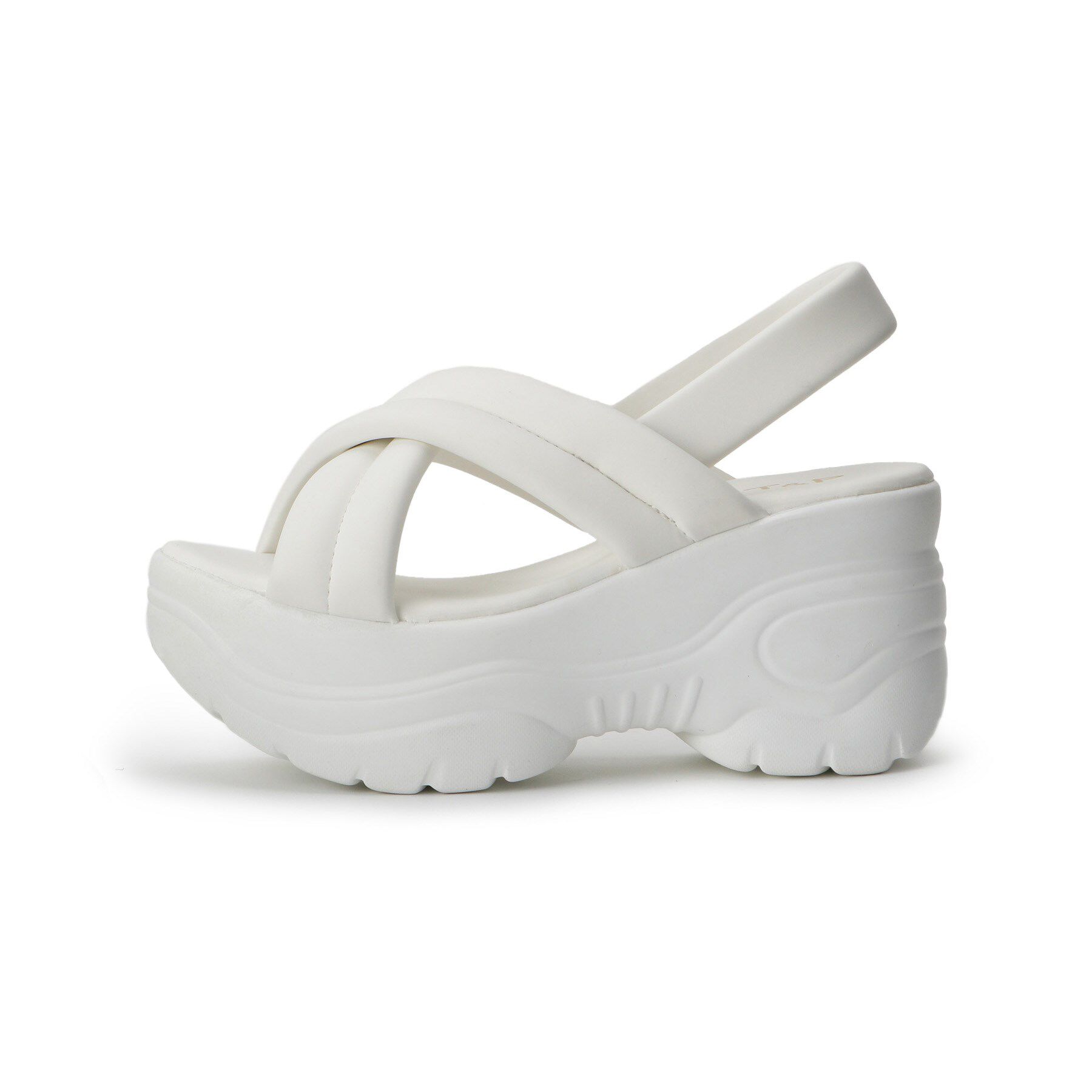 csT&P「厚底クロスサンダル パデットサンダル」|サンダル|