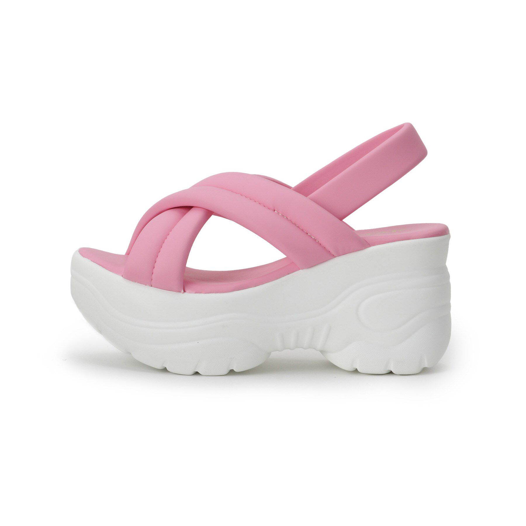 csT&P「厚底クロスサンダル パデットサンダル」|サンダル|