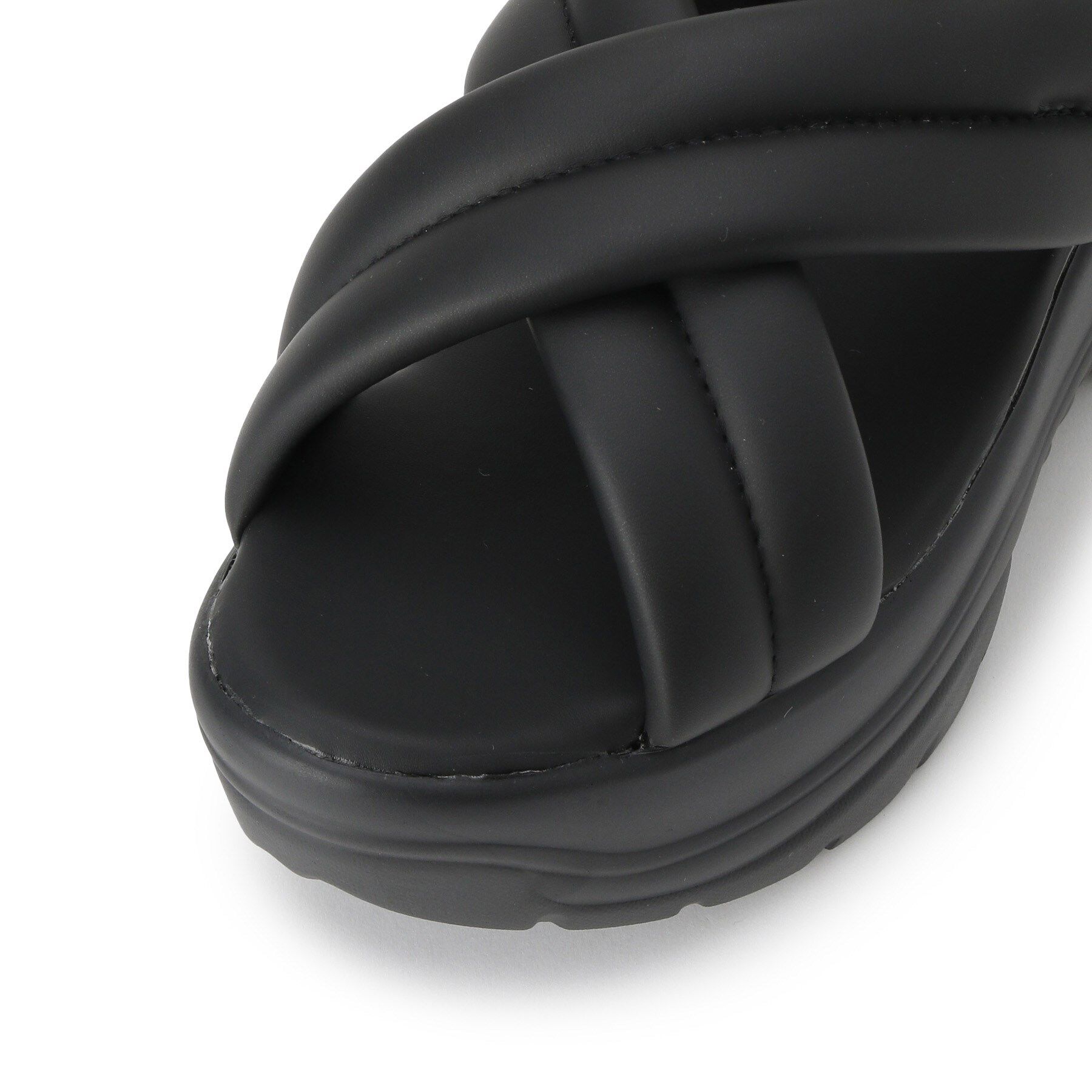 csT&P「厚底クロスサンダル パデットサンダル」|サンダル|