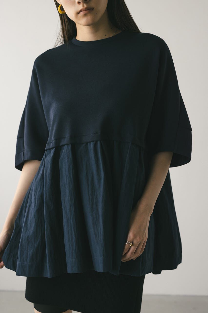 STYLEMIXER「フォルムスリーブフレアトップ」|Tシャツ・カットソー|NVY