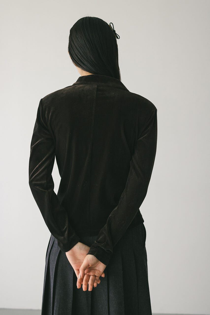 STYLEMIXER「ベロアポロトップ」|Tシャツ・カットソー|