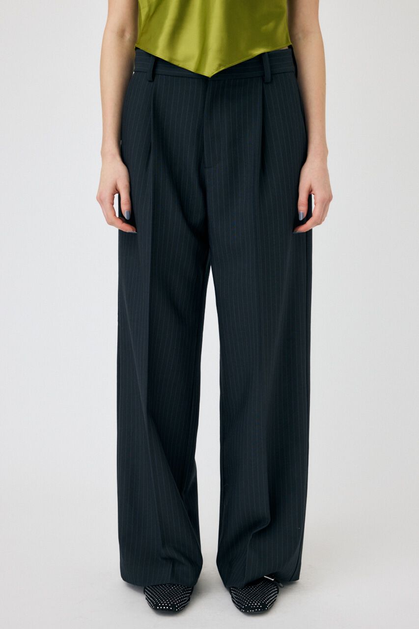 MOUSSY「WIDE LEG トラウザー」|その他|