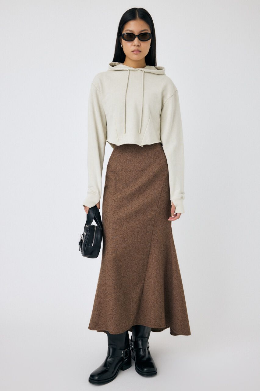 MOUSSY「GARMENT DYE CUT OFF フーディ」|パーカー|