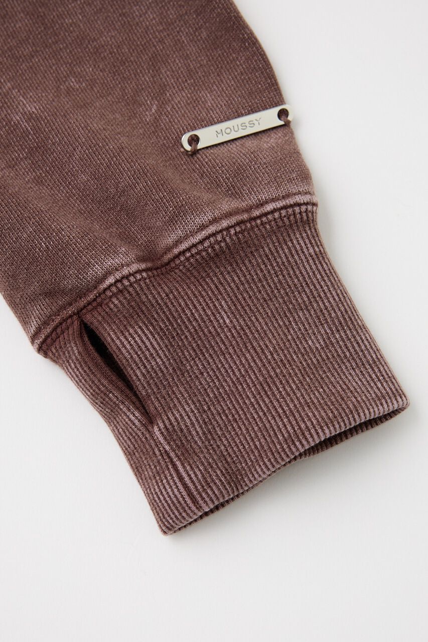 MOUSSY「GARMENT DYE CUT OFF フーディ」|パーカー|