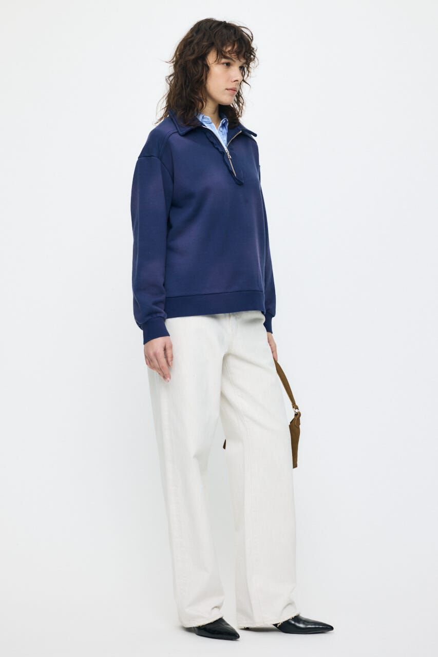 MOUSSY「HALF ZIP SWEAT POLO プルオーバー」|パーカー|