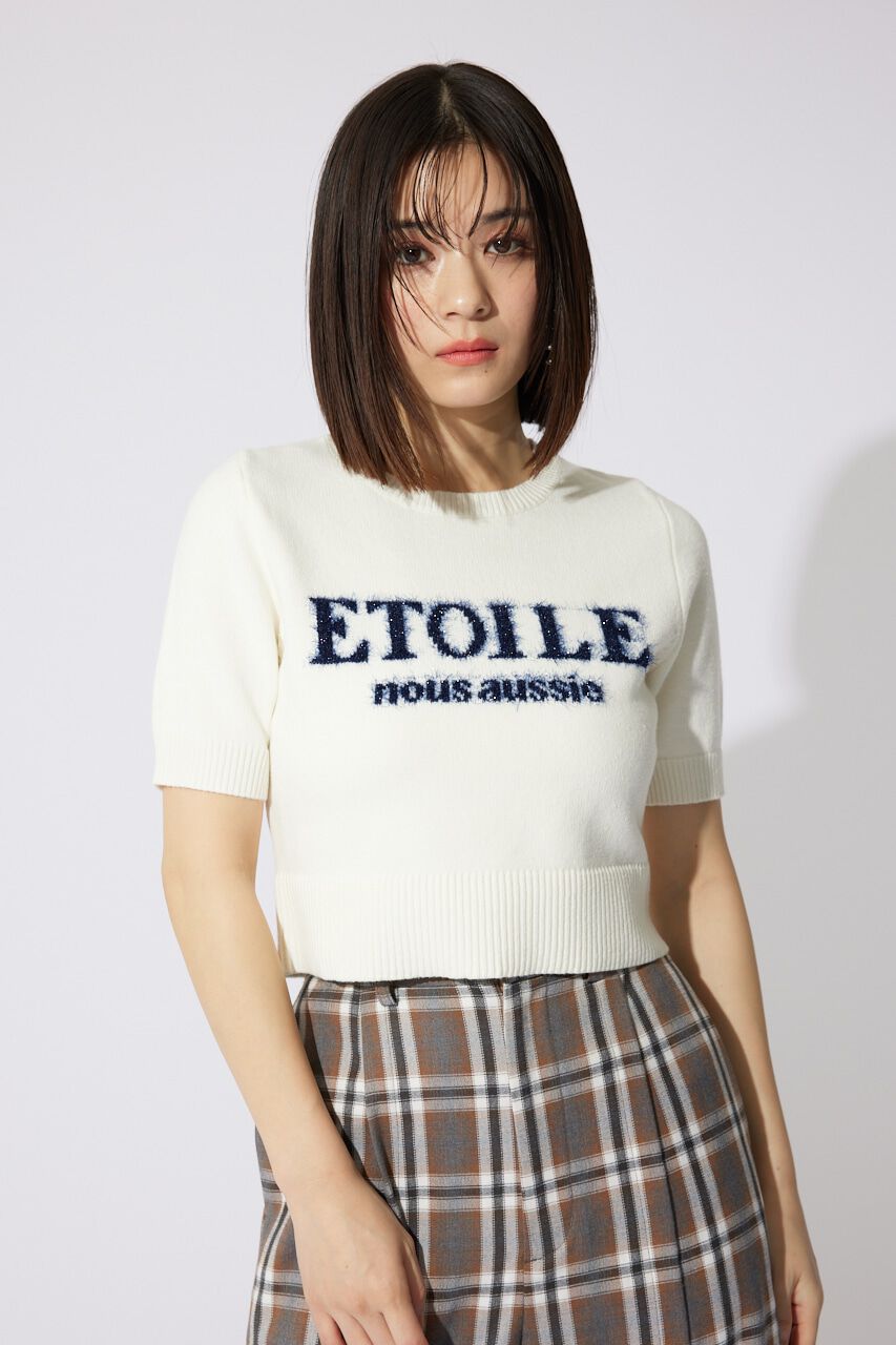 rienda「ETOILEジャガードニットトップス」|ニット・セーター|WHT