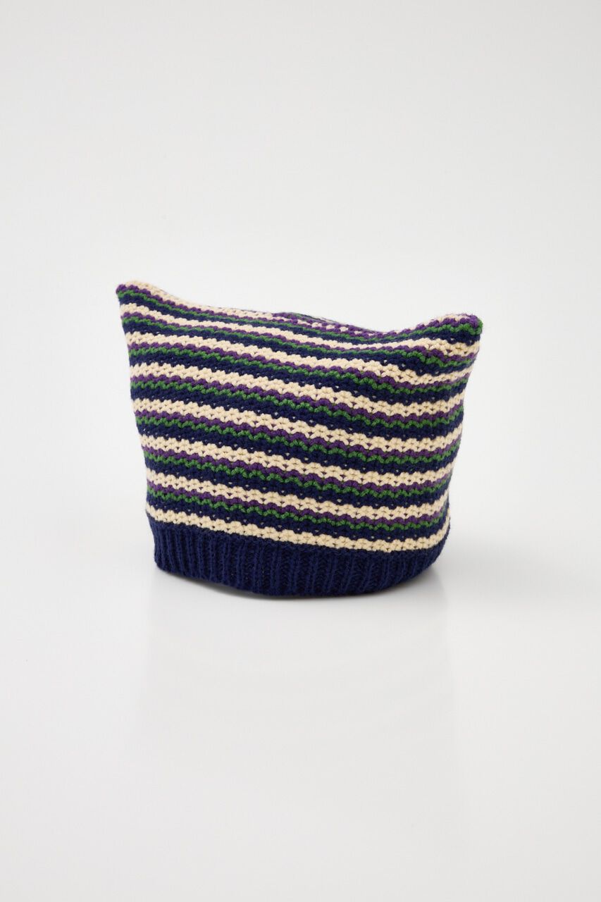 RODEO CROWNS「キッズNecoミミボーダーニットキャップ」|その他|