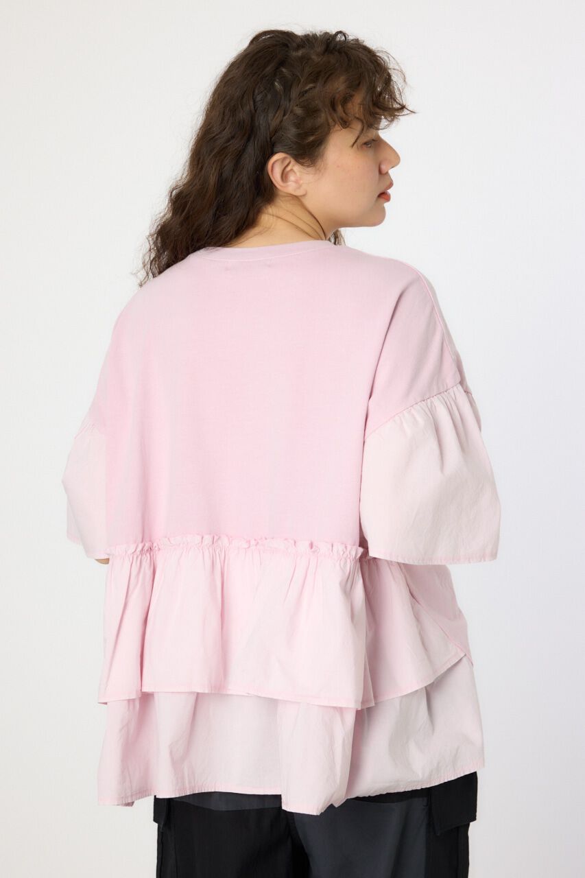 RODEO CROWNS「ピグメントバックフリルトップス」|Tシャツ・カットソー|