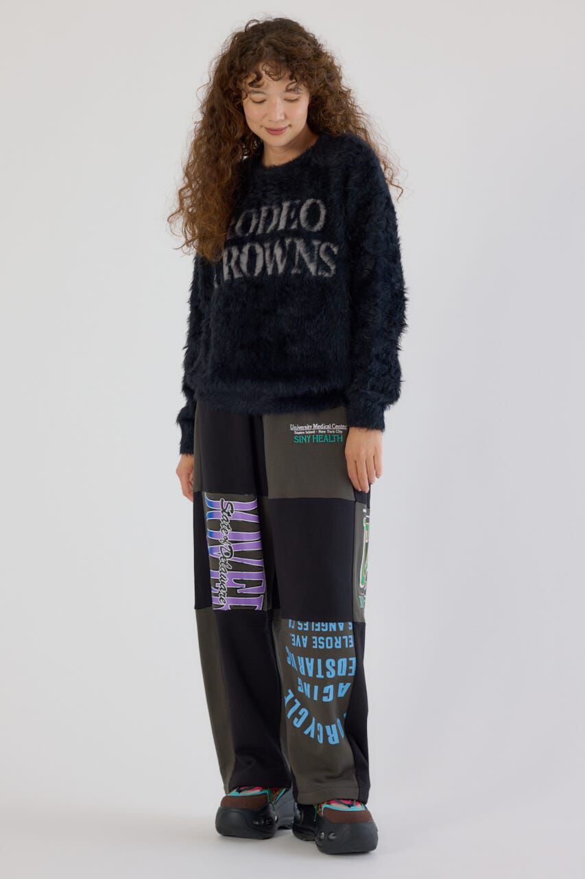 RODEO CROWNS「シャギーロゴニットトップス」|ニット・セーター|