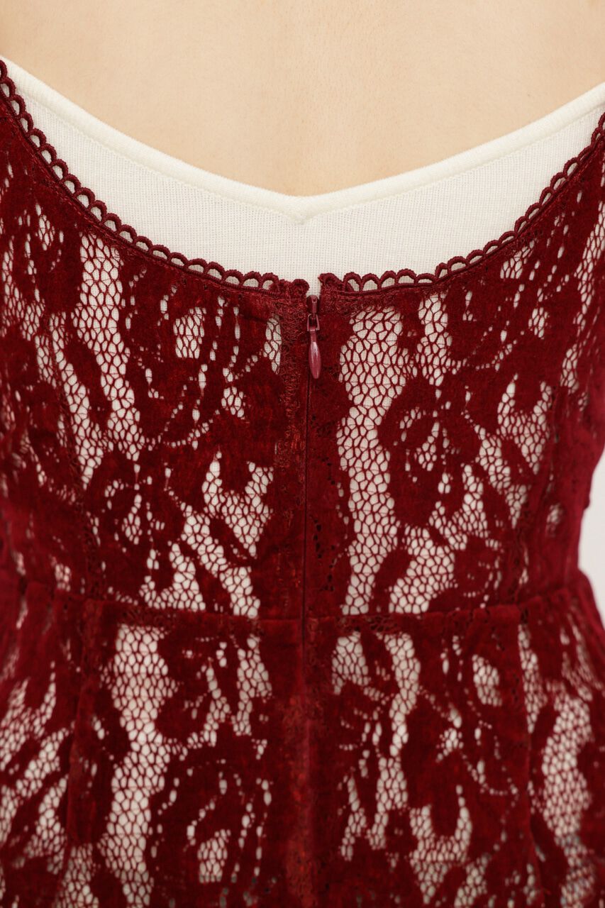 SLY「FROCKY LACE RIBBON トップス」|キャミソール|