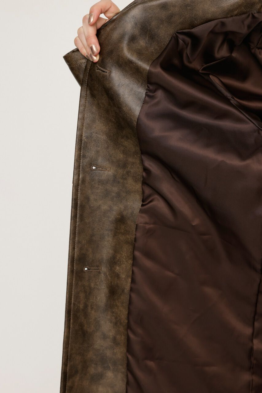 SLY「LONG F／LEATHER ジャケット」|その他|