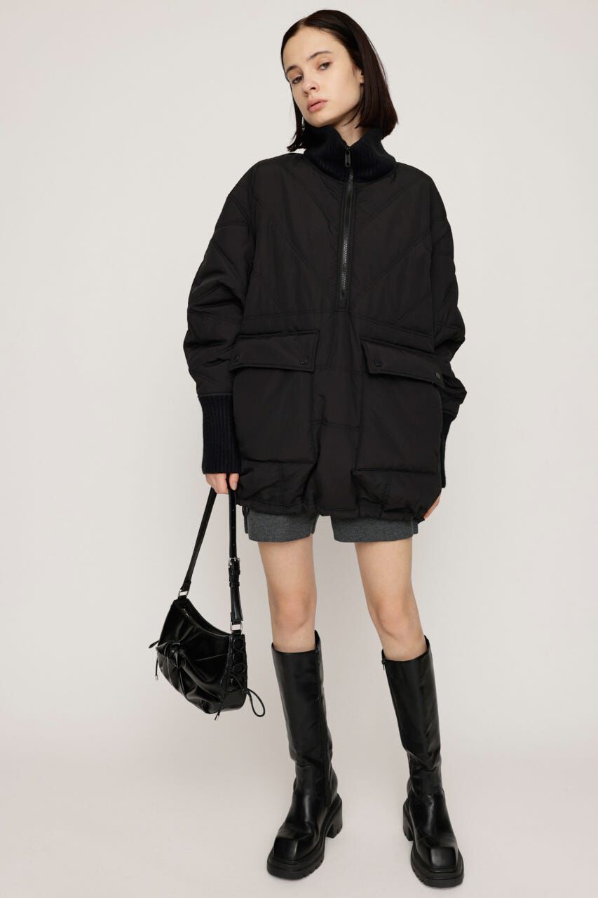 SLY「QUILTING STAND NYLON PULLOVER」|ブルゾン・スタジャン|