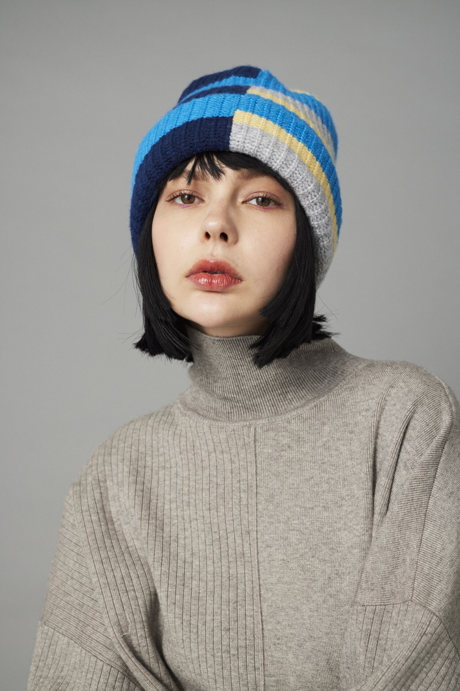 HeRIN.CYE「Randam border knit cap」|その他|