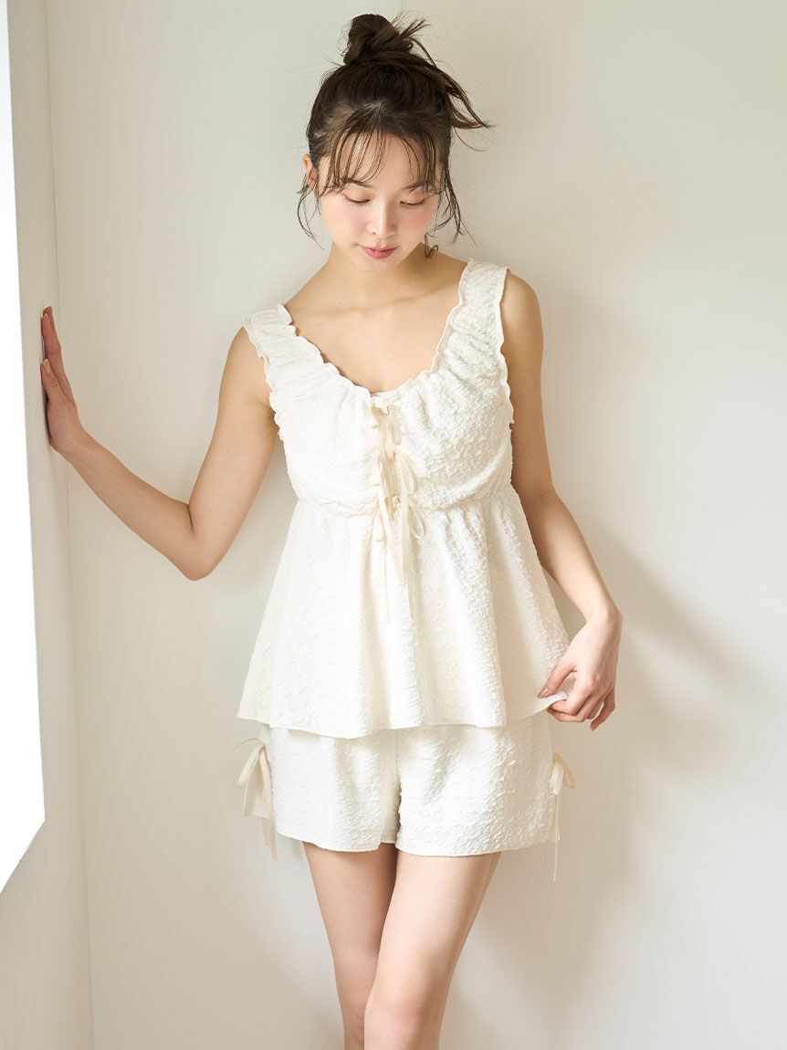 SNIDEL HOME「ポップコーンショートパンツ」|ルームウェア|IVR