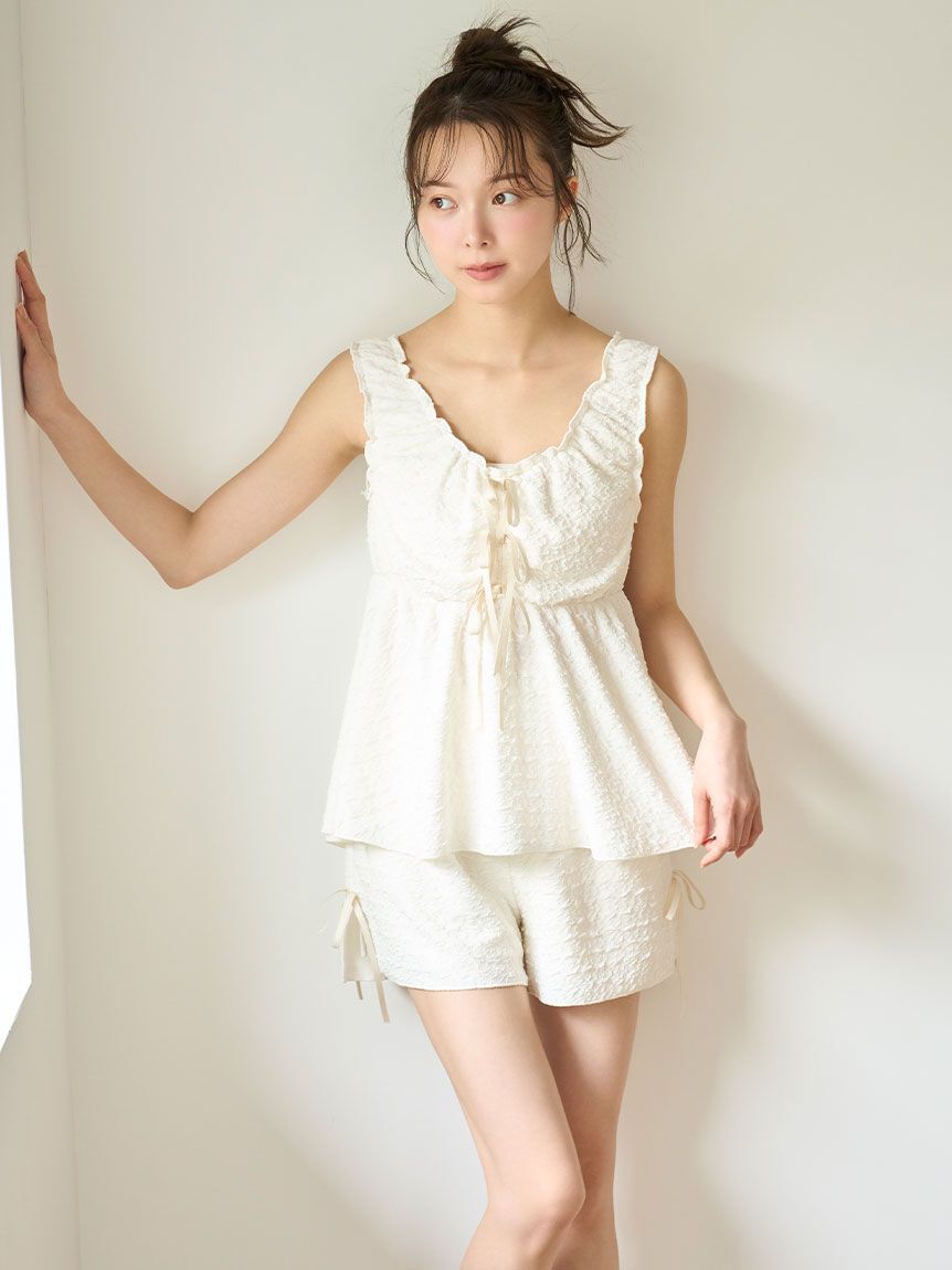 SNIDEL HOME「ポップコーンショートパンツ」|ルームウェア|