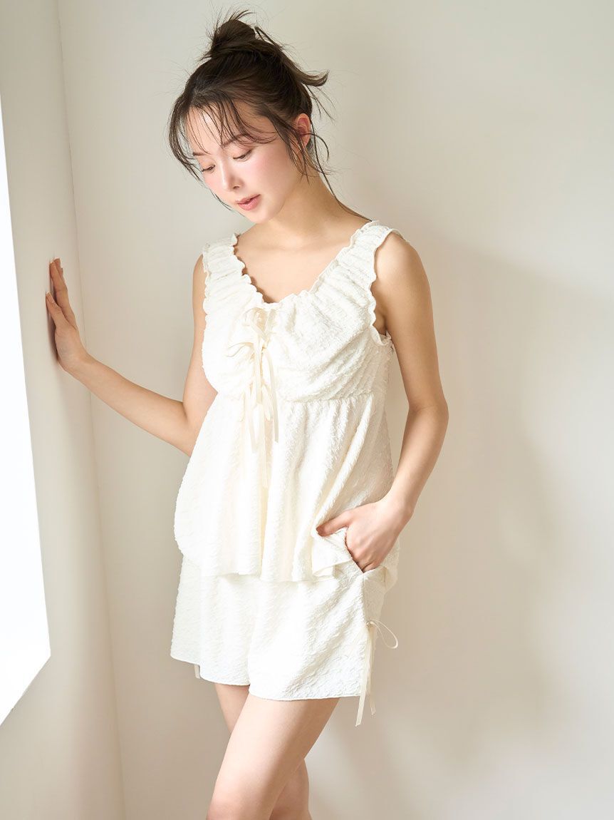 SNIDEL HOME「ポップコーンショートパンツ」|ルームウェア|