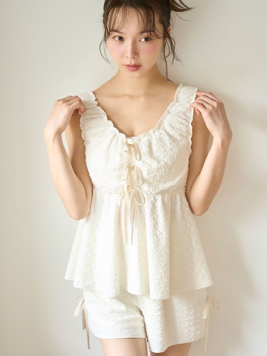 SNIDEL HOME「ポップコーンショートパンツ」|ルームウェア|