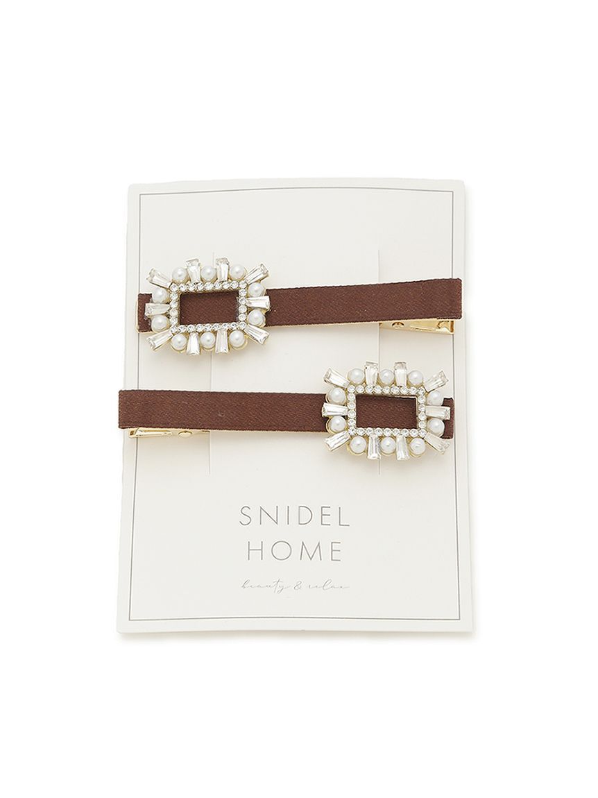 SNIDEL HOME「ビジューヘアクリップ」|その他|