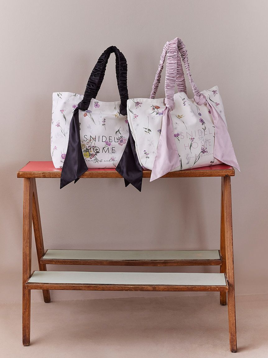 SNIDEL HOME「オーガニックキャンバストート -BIG-（FLOWER）」|トートバッグ|