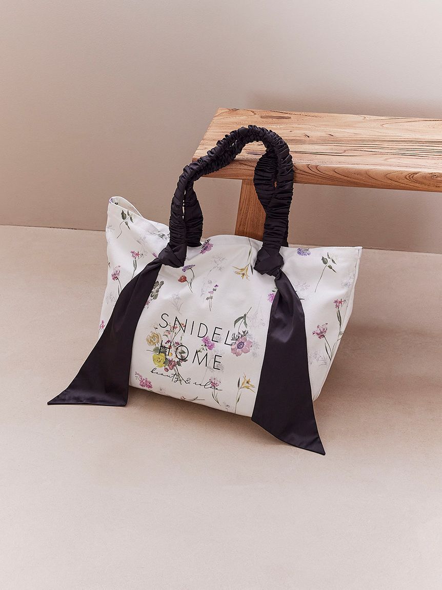 SNIDEL HOME「オーガニックキャンバストート -BIG-（FLOWER）」|トートバッグ|