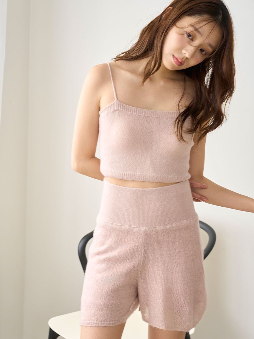 SNIDEL HOME「モヘア風キャミソール」|ルームウェア|