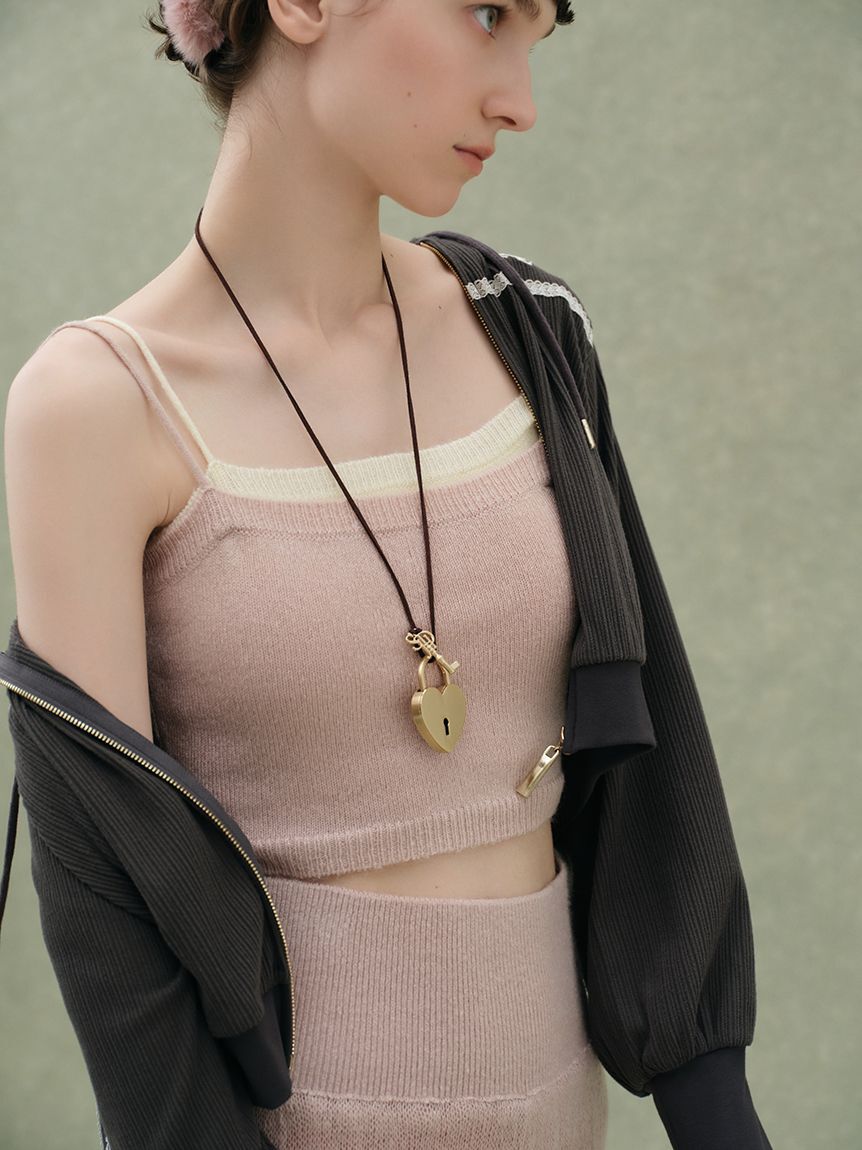 SNIDEL HOME「モヘア風キャミソール」|ルームウェア|