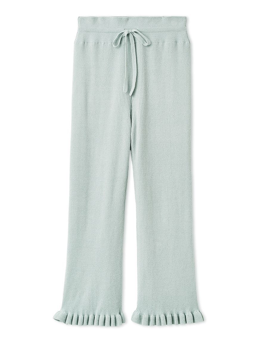 SNIDEL HOME「ニットフリルロングパンツ」|ルームウェア|