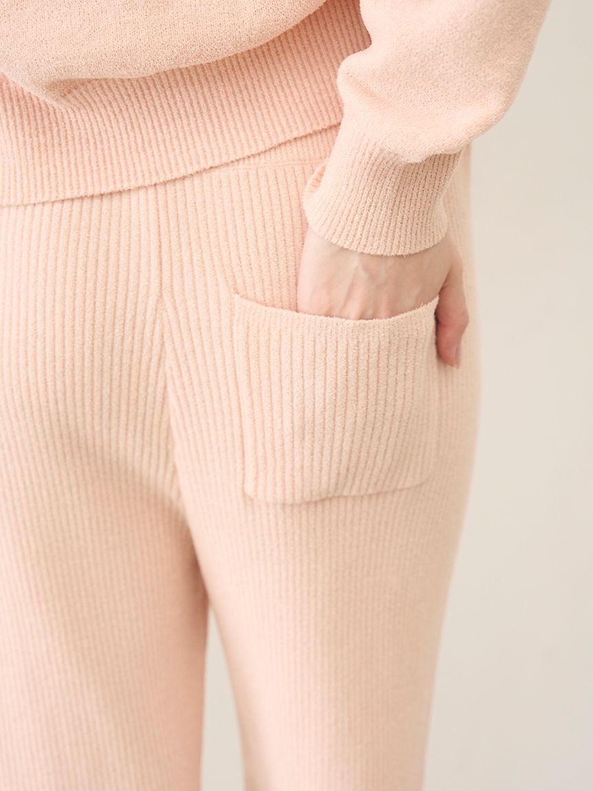 SNIDEL HOME「ニットフリルロングパンツ」|ルームウェア|
