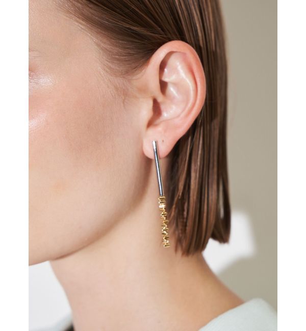 ELENDEEK「METAL BEADS STICK PIERCE」|ピアス|