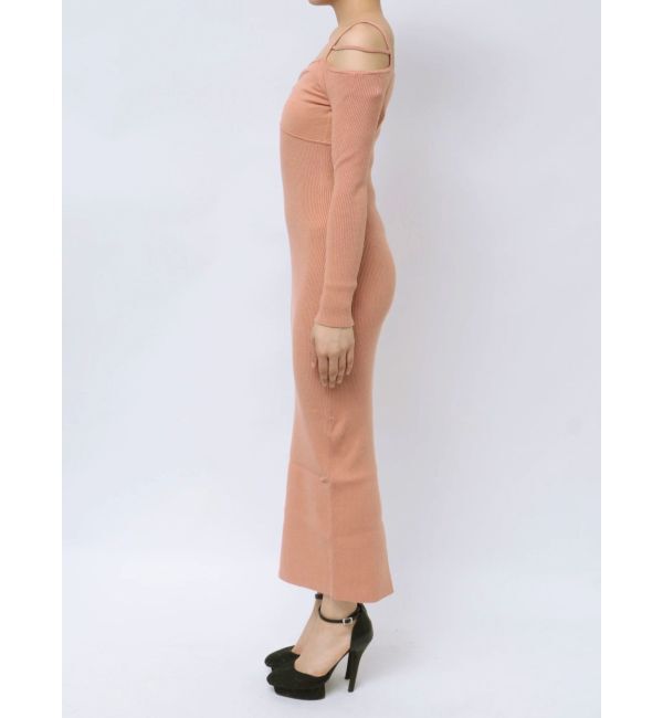 RESEXXY「ナローストラップタイトニットワンピース」|ワンピース|