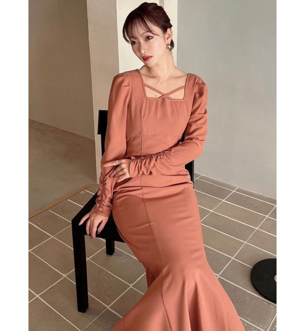 RESEXXY「バックオープンマーメイドワンピース」|ワンピース|