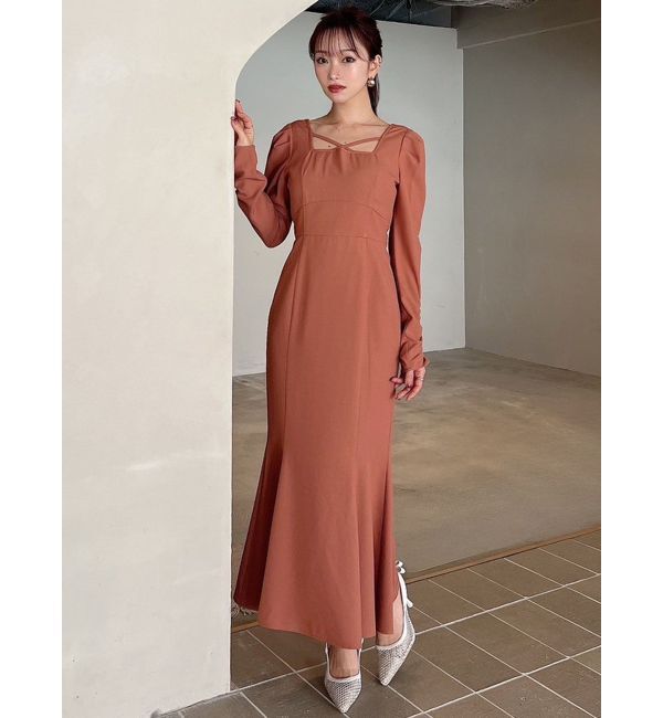 RESEXXY「バックオープンマーメイドワンピース」|ワンピース|